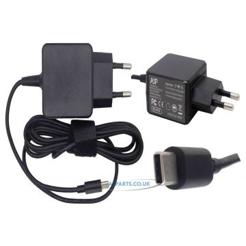 New AJP Adapter For 5.25V 3A EU Plug 15.75W AC Adapter Micro TYPE-C Charger Chromebook F3x85ut