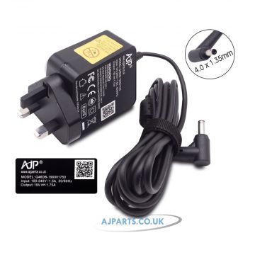 Replacement For Asus 19V 1.75A UK Plug AJP BRAND 33W AC Adapter 4.0MM x 1.35MM Yoga 520 14ikb