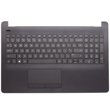 New Replacement For HP 15-BS 15-BR 15-BW 250 255 G6 Black UK Black Keyboard Palmrest With Touchpad Notebook 250 G6
