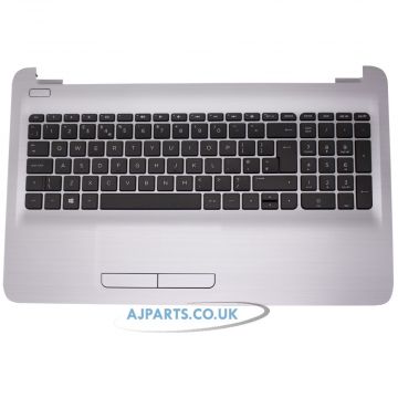 Replacement For HP 15-AC 15-AF 15-AY 250 G4 255 G4 256 G4 Silver Palmrest Top Case UK Keyboard With Touchpad 813976-031 255 G4