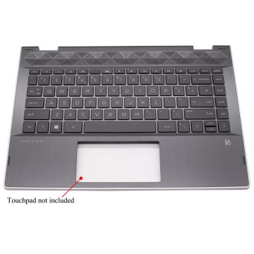 New Replacement For HP PAVILION X360 14-CD 14M-CD Laptop Black Palmrest UK Keyboard L18947-001 Pavilion X360 14 Cd0001nk