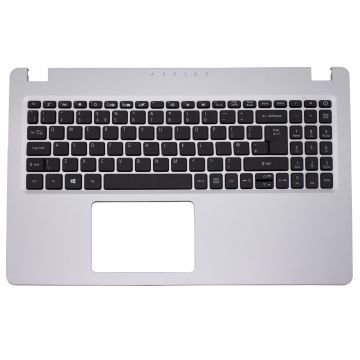 New Replacement For Acer Aspire Palmrest UK Layout Keyboard Silver 6B.H5HN2.013 Aspire 5 A515 52kg 394l