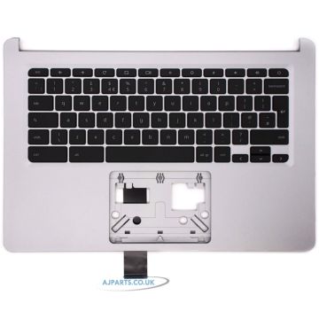 Genuine Acer Chromebook CB314-1H CB314-1HT Palmrest Cover Keyboard Silver 6B.AUEN7.002 Chromebook