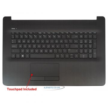 Genuine HP 17-CA 17-BY Palmrest Touchpad Cover Keyboard UK Black L22750-031 Hp L22750 031