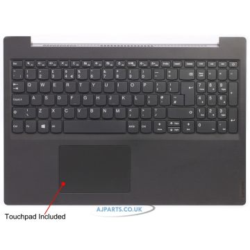 Replacement For Lenovo V155-15API Palmrest Touchpad Cover Keyboard UK Grey 5CB0U42653 LENOVO M33501003UK