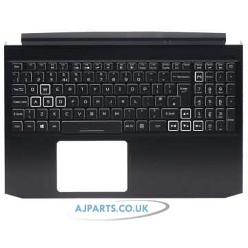 Acer Aspire Nitro AN515-55 Palmrest Cover Keyboard UK Backlit 6B.Q7KN2.076 Black  Acer 6b Q7kn2 076