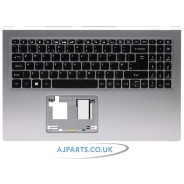 Acer Aspire A515-56 A515-56G Palmrest Cover Keyboard UK 6B.A1DN2.045 Silver  Acer 6b A1dn2 045