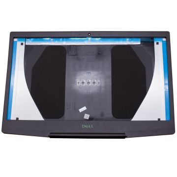 New Replacement For Dell Laptop LCD Back Cover Top Lid Blue Logo With Frame Bezel 460.0H70R.0022
