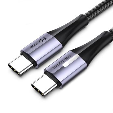 New Replacement For 2 M USB-C to USB-C Fast Charging Data Cable Black Usb C Type C Adapters