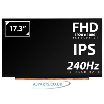 New 17.3" LED FHD AG IPS Laptop Screen 240HZ For BOE NE173FHM-NZ1 40 Pins Display Panel  Accessories